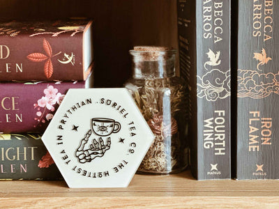 The Hottest Tea in Prythian Coaster - The Enchanted Archives